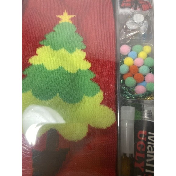 UGLY SOCKS Design Your Own CHRISTMAS SOCKS NEW in Box - Picture 2 of 4